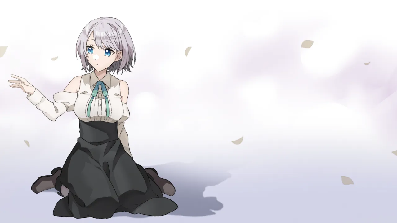 『噓つきな魔術師は恋をしない』本編ゲームのタイトル画面イラスト